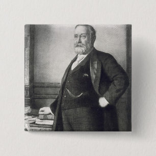 Benjamin Harrison (1833-1901), 23. Präsident von Button