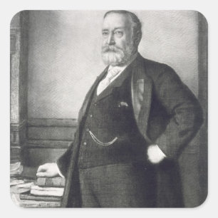 Benjamin Harrison (1833-1901), 23. Präsident von Quadratischer Aufkleber