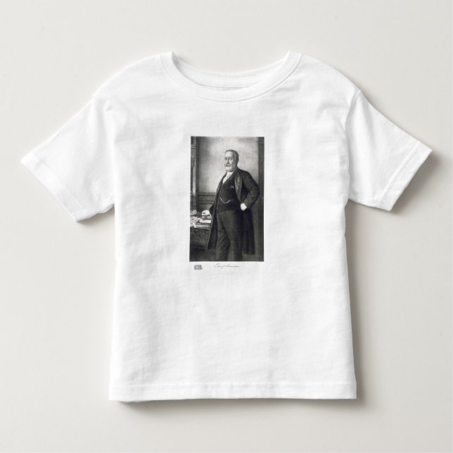 Benjamin Harrison (1833-1901), 23. Präsident von t Kleinkind T-shirt (Vorderseite)
