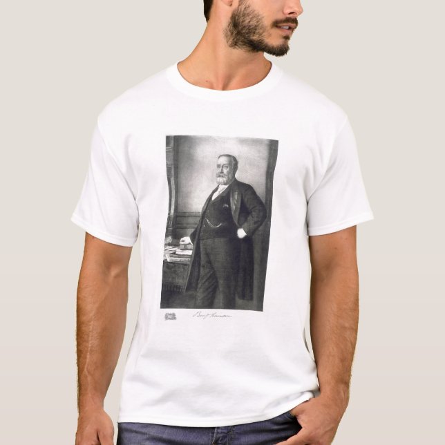 Benjamin Harrison (1833-1901), 23. Präsident von t T-Shirt (Vorderseite)