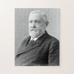 Benjamin Harrison 23. Präsident von Amerika. Puzzle