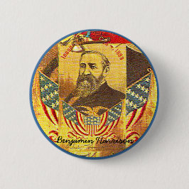 Benjamin Harrison - Knopf Button