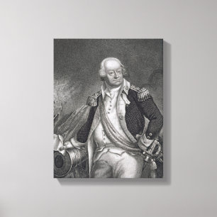 Benjamin Lincoln (1733-1810) (Stich) Leinwanddruck