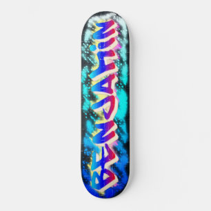 BENJAMIN Maßgeschneidertes Graffiti-Skateboard Skateboard