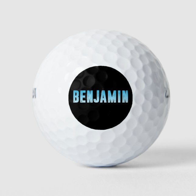 Benjamin Name Golfball (Vorderseite)