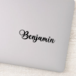 Benjamin Name - Handgeschriebene Kalligrafie Aufkleber