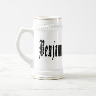 Benjamin, Name, Logo, Bierglas