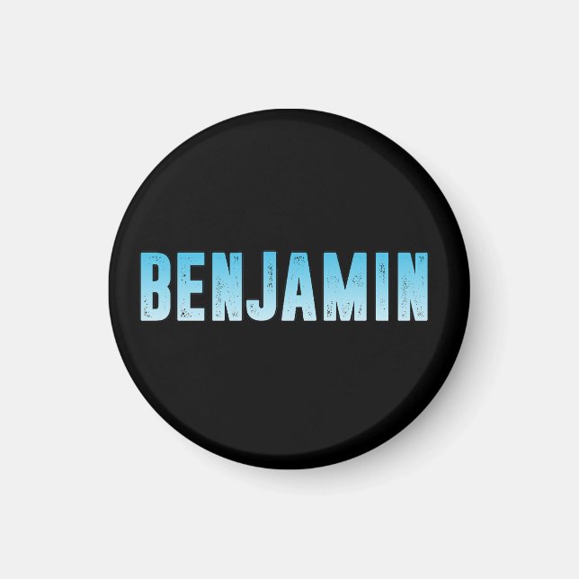 Benjamin Name Magnet (Vorne)