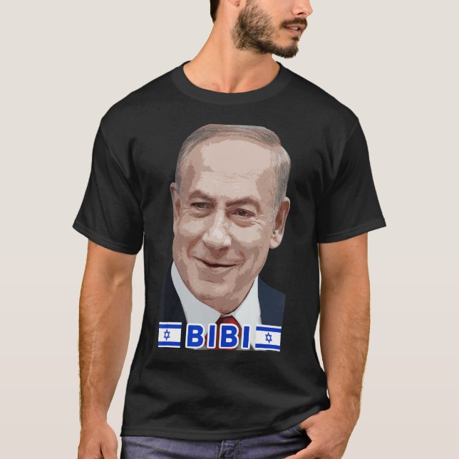 Benjamin Netanjahu - Bibi, Ministerpräsident des S T-Shirt (Vorderseite)