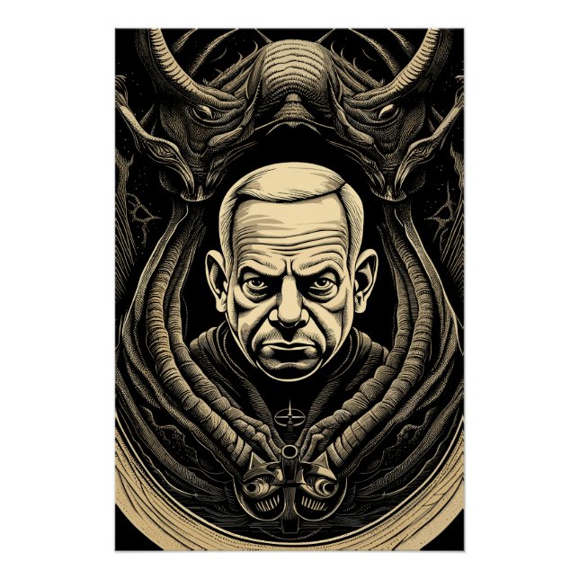 Benjamin Netanyahu Wall Poster (Vorderseite)