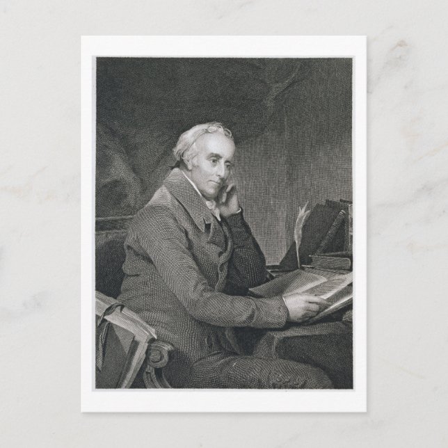 Benjamin Rush, graviert von Richard W. Dodson (181 Postkarte (Vorderseite)