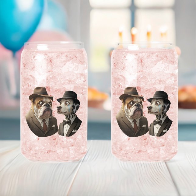 Benjamin und Knöpfe elegante Hunde Glas Konzept de (Insitu (Baby Party))