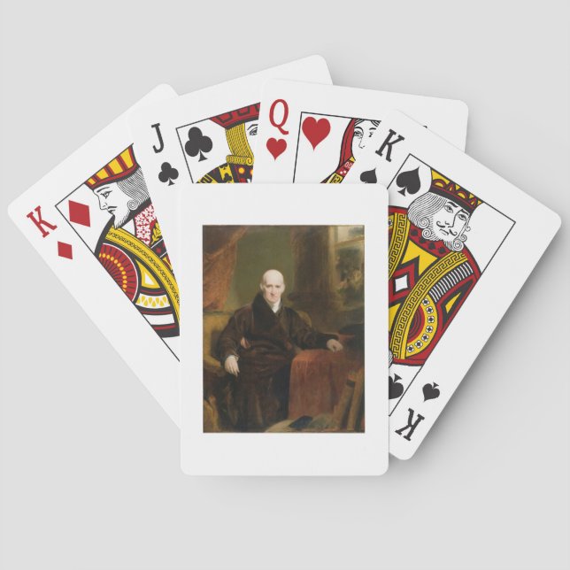 Benjamin West (1738-1820) 1810 (Öl/Öl) Spielkarten (Rückseite)