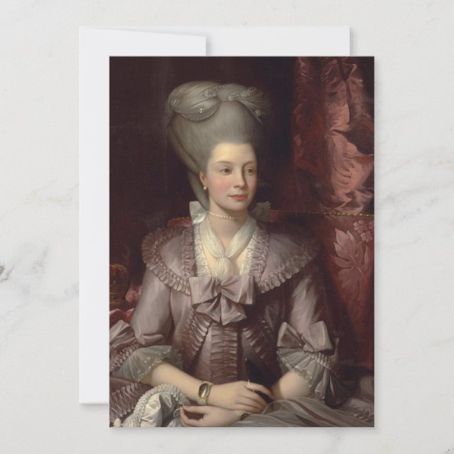 Benjamin West - Königin Charlotte Einladung (Vorderseite)