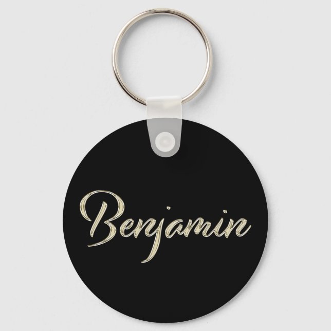 Benjamin whitegold Button Schlüsselger Schlüsselanhänger (Vorderseite)