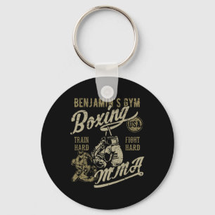 Benjamins Fitnessstudio Boxen Mma Retro-Design Für Schlüsselanhänger
