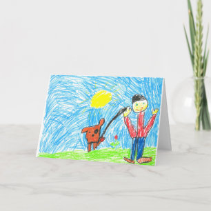 Benjamin's Get Well Balon Card Karte