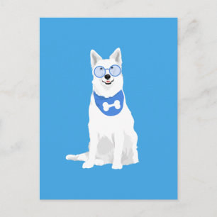 Benji Der Schweizer Weiße Schäferhund Postkarte