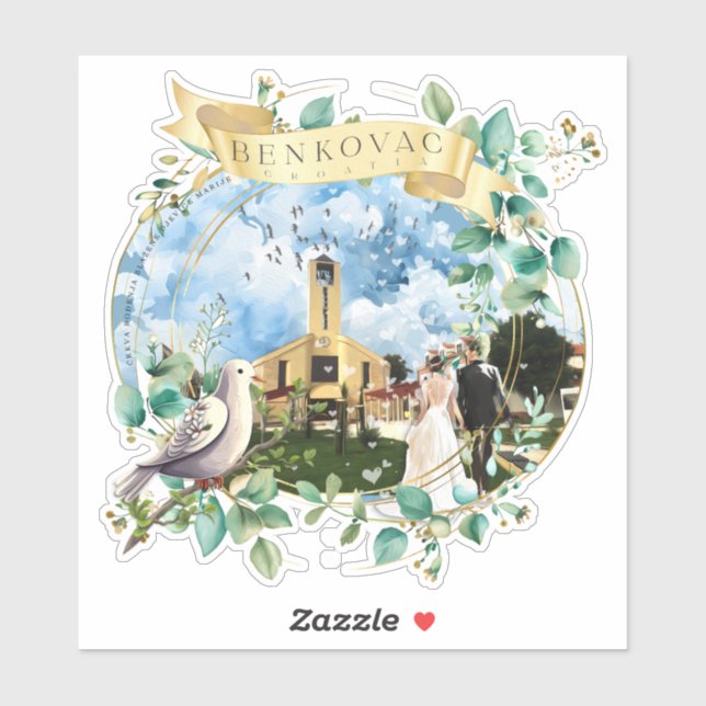 Benkovac Aufkleber (Blatt)