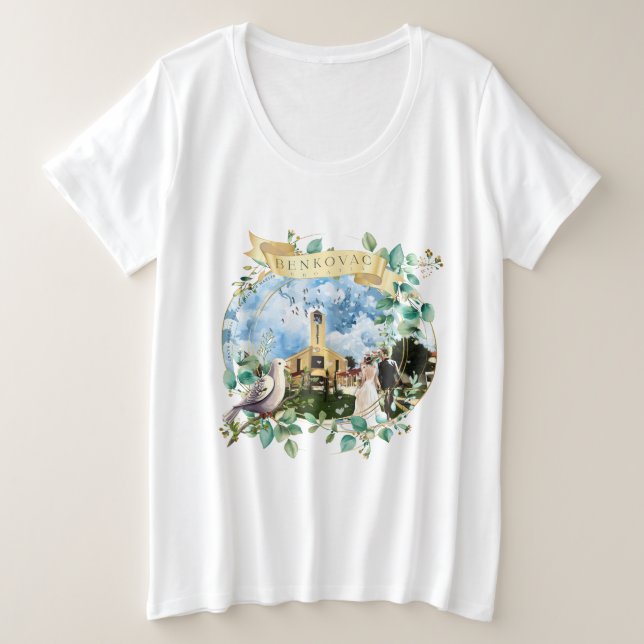 Benkovac Große Größe T-Shirt (Design vorne)