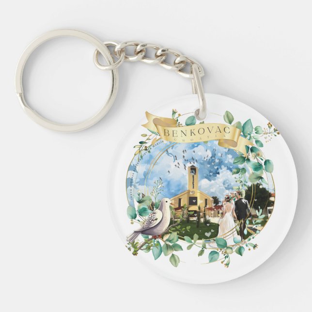 Benkovac Schlüsselanhänger (Vorderseite)