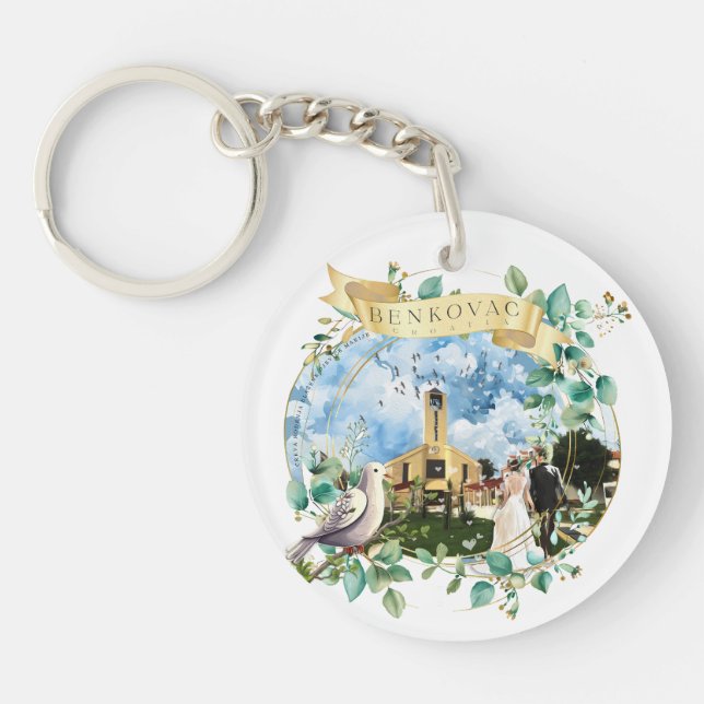 Benkovac Schlüsselanhänger (Vorderseite)