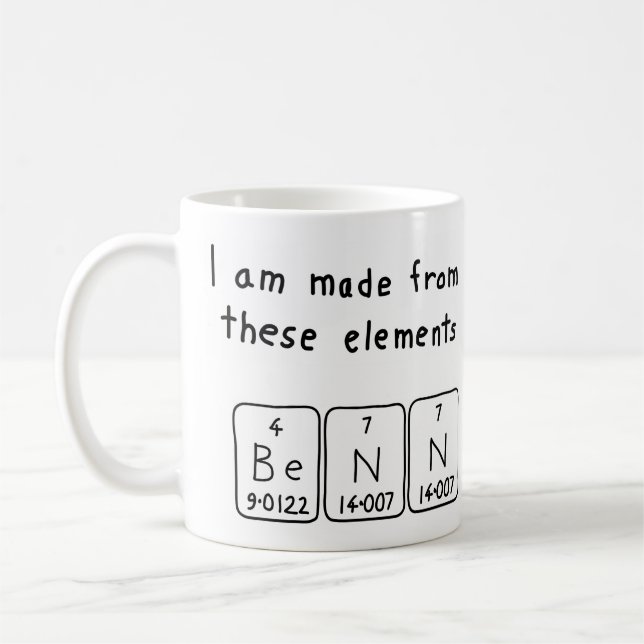 Benn Periodenname Tasse (Links)