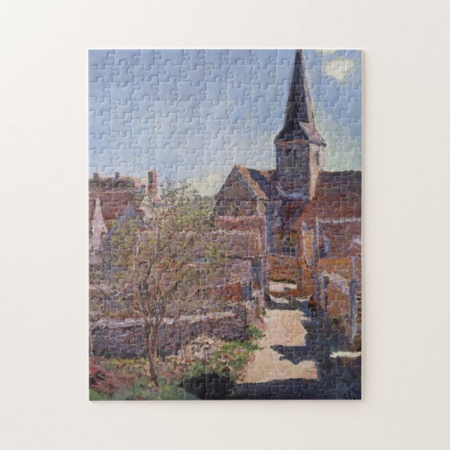 Bennecourt Monet Fine Art Puzzle (Vertikal)