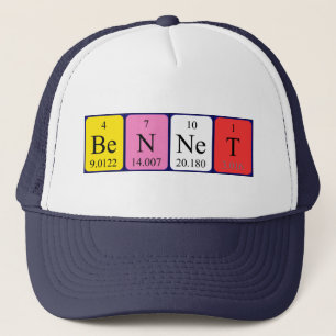 Bennet Periodenname Truckerkappe