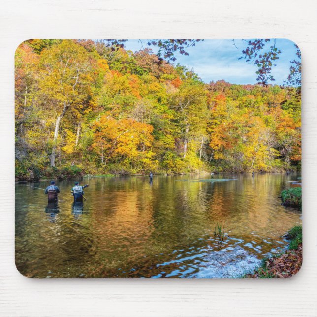 Bennett Herbstfischen Mousepad (Vorne)
