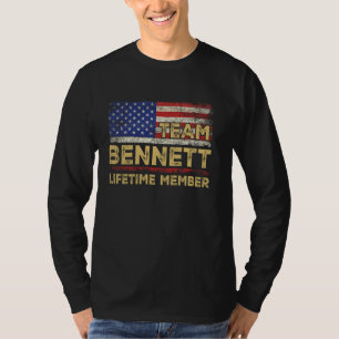 Bennett Nachname Shirt Team Bennett Lifetime Memb