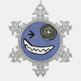 Bennettron Sherk Schneeflocke-Weihnachtsverzierung Schneeflocken Zinn-Ornament