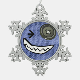 Bennettron Sherk Schneeflocke-Weihnachtsverzierung Schneeflocken Zinn-Ornament