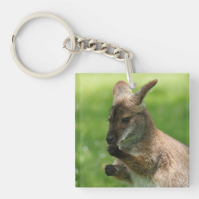 Bennett's Wallaby Schlüsselanhänger (Vorderseite)