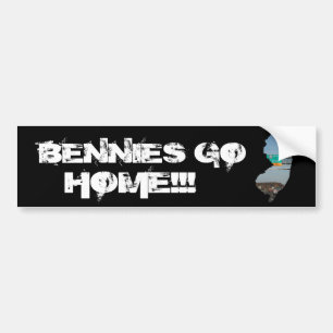 BENNIES GEHEN ZUHAUSE!!! AUTOAUFKLEBER