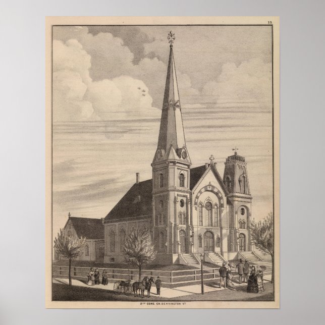 Bennington Vermont Poster (Vorne)