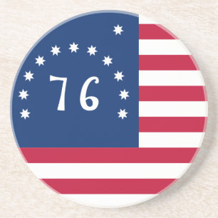 Benningtons Banner: Die 76 amerikanische Schlachtf Getränkeuntersetzer