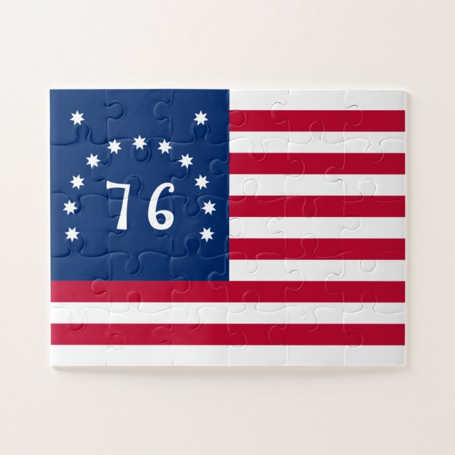 Benningtons Banner: Die 76 amerikanische Schlachtf Puzzle (Horizontal)