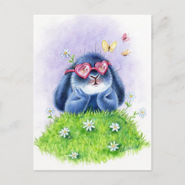 Benny Blue - Pink Glasses Postkarte (Vorderseite)