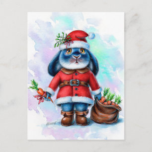 Benny Blue - Santa Postcard Postkarte