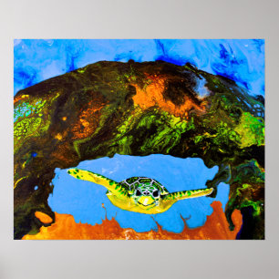 Benny die Schildkröte Poster