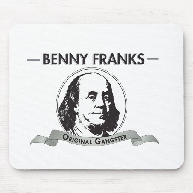 Benny-Frank-Vorlagen-Gangster Mousepad (Vorne)