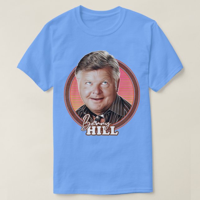 Benny Hill 70er Retro Fan Design 1 T-Shirt (Design vorne)