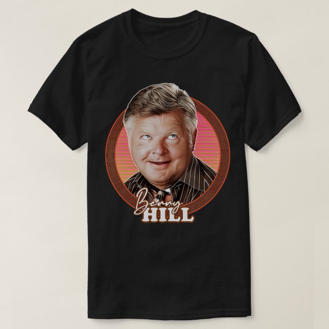 Benny Hill 70er Retro Fan Design 1 T-Shirt (Design vorne)