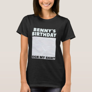 BENNY ITu2019S MEIN GEBURTSTAG MEIN SHIRT Personal