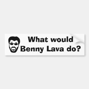 Benny-Lava-Autoaufkleber Autoaufkleber