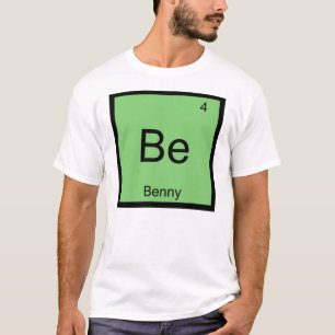 Benny Name Chemie Element Periodensystem T-Shirt