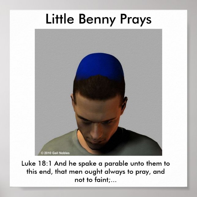 Benny Prays Poster (Vorne)