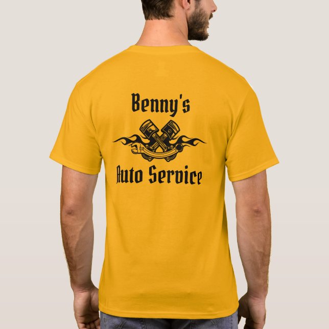 Benny's Auto Service T-Shirt (Rückseite)