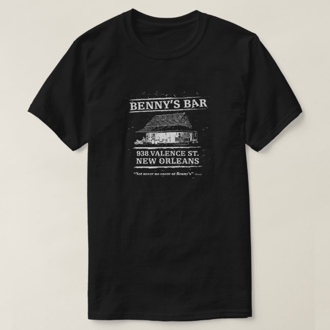 Benny's Bar New Orleans T-Shirt (Design vorne)